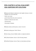IFSTA CHAPTER 13 ACTUAL EXAM SCRIPT 2026 QUESTIONS WITH SOLUTIONS