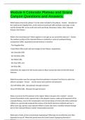 Module 6 Colorado Plateau and Grand Canyon Questions and Answers.