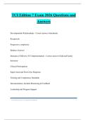 TCI Edition 7 Exam 2026 Questions and Answers