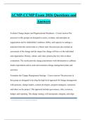 ACMP-CCMP Exam 2026 Questions and Answers