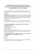 Hopkins GEOG 1111 Final Exam &lpar;Unit 5&rpar; 2025&sol;2026 &mdash; Verified Questions & Correct Answers &lpar;100&percnt; Verified&comma; Graded A&plus;&rpar;