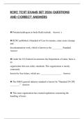 IICRC TCST EXAMS SET 2026 QUESTIONS AND CORRECT ANSWERS