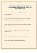 XINNIX SOAR FINAL EXAM WITH COMPLETE 350 QUESTIONS AND SOLUTIONS LATEST UPDATE JUST RELEASED THIS YEA