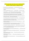 DMV Study Guide with all Correct & 100&percnt; Verified Answers &vert;Latest Version&vert; Updated to Pass