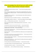 Drivers Knowledge Test with all Correct & 100&percnt; Verified Answers &vert;Latest Version&vert; Already Graded A&plus;