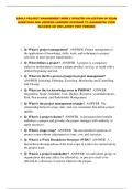 EBOLC PROJECT MANAGEMENT PACKAGED EXAMS&colon; VERIFIED QUESTIONS AND ANSWERS FOR EASY EXAM PASS