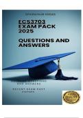 ECS3703 EXAM PACK 2025  - DETAILED QUESTIONS AND ANSWERS 