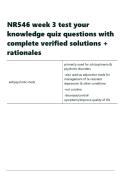 NR546 week 3 test your knowledge quiz questions with complete verified solutions &plus; rationales