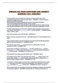 INDIANA HFA EXAM QUESTIONS AND CORRECT ANSWERS 100&percnt; VERIFIED&excl;&excl;