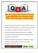New York State Class A&sol;B UST Operator Exam 2025 &vert; 100&plus; Practice Questions with Verified Answers &vert; Leak Detection&comma; Compliance&comma; Cathodic Protection