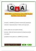 WEB WOC Continence Care &vert; 2025&sol;2026 Exam Guide &ndash; 200&plus; Expert-Verified Q&As &vert; Bowel & Bladder Disorders&comma; Incontinence&comma; Pelvic Health&comma; UI Management
