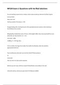 NP230 Exam 2 Questions with Verified Solutions 