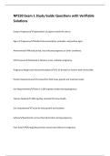 NP230 Exam 1 Study Guide Questions with Verifiable  Solutions 