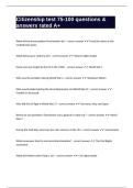 Citizenship test 75-100 questions & answers rated A&plus;