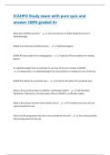 JCAHPO Study exam with pure quiz and answer 100&percnt; graded A&plus;