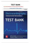 Electrocardiography for Healthcare Professionals Test Bank 5th Edition &vert; Booth & O&rsquo;Brien