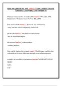FRSC 499 QUESTIONS AND ANSEXAM LATEST UPDATE  VERSION PASSED ALREADY GRADED A&plus;
