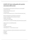 JCAHPO COT Exam-study guide with question and answer 100&percnt; correct