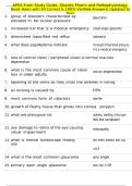 APEA From Study Guide&comma; Qbanks Pharm and Pathophysiology&comma; Book Heen with All Correct & 100&percnt; Verified Answers&vert; Updated to Pass