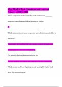 SSgt WAPS Test Questions and correct Answers 2025-2026