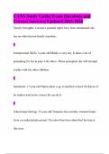 CANS Study Guide&vert; Exam Questions and Correct Answers&vert; Updated 2025-2026