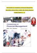 TEST BANK For Foundations of Financial Management&comma; 18th Edition by Stanley Block&comma; Geoffrey Hirt&comma; Bartley Danielsen&vert; Verified Chapter's 1 - 21 &vert; Complete Newest Version
