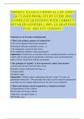 MPOETC Exam &num;2 Criminal Law Study Guide 2026