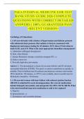 PAEA Internal Medicine EOR Test Bank Study Guide 2026