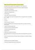 PHRA 1413 Lecture Final Exam Questions and Answers Graded A&plus;