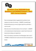 U&period;S&period; History Final Exam &lpar;50 Questions&rpar; &ndash; High School Level &vert; Civil War&comma; Industrialization&comma; Cold War