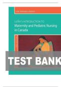 TEST BANK FOR Leifer's Introduction to Maternity & Pediatric Nursing in Canada&comma; 1e by Lisa Keenan-Lindsay Gloria Leifer ISBN&colon;978-1771722049 ALL CHAPTERS COVEREC YOUR ULTIMATE GUIDE 100&percnt; VERIFIED A&plus; GRADE ASSURED&excl;&excl;&excl;&excl;&excl;&excl;&excl; NEW LATEST UPDATE&excl;&excl;&excl;&excl;&excl;&excl;&excl;