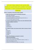 EDF 6437 FINAL EXAM STUDY GUIDE 2026 COMPLETE QUESTIONS WITH CORRECT DETAILED ANSWERS &vert;&vert; 100&percnt; GUARANTEED PASS <RECENT VERSION>