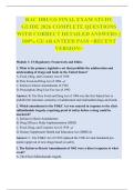 RAC DRUGS FINAL EXAM STUDY GUIDE 2026 COMPLETE QUESTIONS WITH CORRECT DETAILED ANSWERS &vert;&vert; 100&percnt; GUARANTEED PASS <RECENT VERSION>