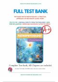 Test Bank For Pathophysiology&colon; A Practical Approach 4th Edition by Lachel Story&comma; Chapter 1-14&colon; ISBN- ISBN-&comma; A&plus; guide&period;