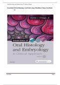 Test Bank For Essentials of Oral Histology and Embryology&colon; A Clinical Approach 5th Edition by Daniel J&period; Chiego Jr &vert;9780323497251&vert; All Chapters&vert; LATEST &vert;2025