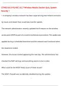 CIT492 8&period;6&period;9 PQ NSF&comma; 8&period;2&period;7 Wireless Attacks Section Quiz&comma; System Security 1 Questions and  Answers &lpar;100 &percnt;Score&rpar; Latest Updated 2026