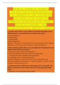 MEDICAL-SURGICAL NURSING:  CONCEPTS FOR INTERPROFESSIONAL  COLLABORATIVE CARE 9TH EDITION  TEST BANK STUDY GUIDE 2026  COMPLETE QUESTIONS WITH CORRECT  DETAILED ANSWERS || 100%  GUARANTEED PASS <RECENT VERSION> 