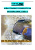 Test Bank for Introduction to Marine Biology 4th Edition by George Karleskint&vert; 9780357670965&vert; All Chapters 1-20&vert; LATEST