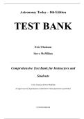 TEST BANK &mdash; Astronomy Today&comma; 8th Edition &mdash; Eric Chaisson & Steve McMillan