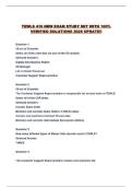 TEWLS 410 NEW EXAM STUDY SET WITH 100&percnt; VERIFIED SOLUTIONS 2026 UPDATE&excl;&excl;