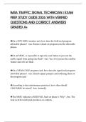 IMSA TRAFFIC SIGNAL TECHNICIAN I EXAM PREP STUDY GUIDE 2026 WITH VERIFIED QUESTIONS AND CORRECT ANSWERS GRADED A&plus;