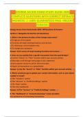GEORGE ACCESS EXAM STUDY GUIDE 2026  COMPLETE QUESTIONS WITH CORRECT DETAILED  ANSWERS &vert;&vert; 100&percnt; GUARANTEED PASS <RECENT  VERSION>