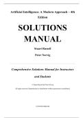 Solutions for Artificial Intelligence&colon; A Modern Approach&comma; 4th edition by Stuart Russell