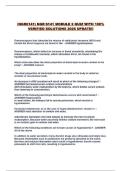 &lpar;NGR6141&rpar; NGR 6141 MODULE 2 QUIZ WITH 100&percnt; VERIFIED SOLUTIONS 2026 UPDATE&excl;&excl;