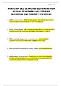 NURS 5354 EKG EXAM 2025-2026 BRAND NEW ACTUAL EXAM WITH 100- VERIFIED QUESTIONS AND CORRECT SOLUTIONS 