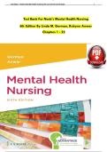 Neeb&rsquo;s Mental Health Nursing &ndash; 6th Edition by Linda M&period; Gorman & Robynn Anwar &vert; Complete Test Bank &vert; Verified Questions & Answers