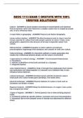 GEOG 1113 EXAM 1 OKSTATE WITH 100&percnt; VERIFIED SOLUTIONS&excl;&excl;