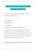 CEOE OSAT Study Guide Exam 2026 Questions and Answers