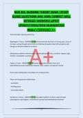 NUR 356 -NURSING THEORY EXAM I STUDY GUIDE&vert;QUESTIONS AND 100&percnt; CORRECT WELL DETAILED ANSWERS&vert;LATEST UPDATE&excl;&excl;&excl;2025&sol;2026&vert;GUARANTEED PASS&vert;GRADED A&plus;