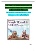 Test Bank for Anderson&rsquo;s Caring for Older Adults Holistically&comma; 6th Edition by Tamara R&period; Dahlkemper &lpar;2025&sol;2026 Latest Update&rpar;